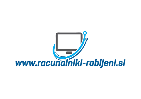 Logotip Računalniki rabljeni z računalniškim zaslonom