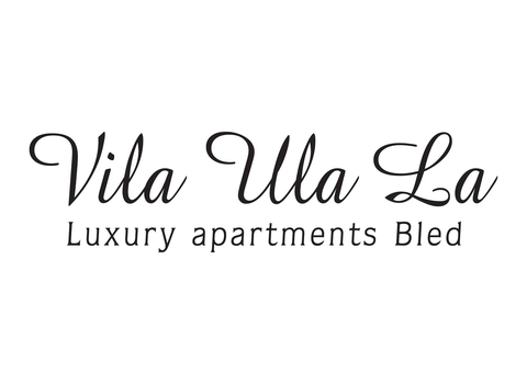 Logotip Vila Ula La s kaligrafskim napisom