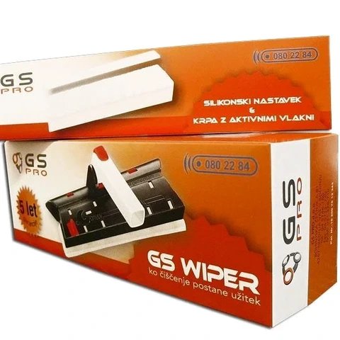 Oranžno-bela škatla za brisalec GS Wiper